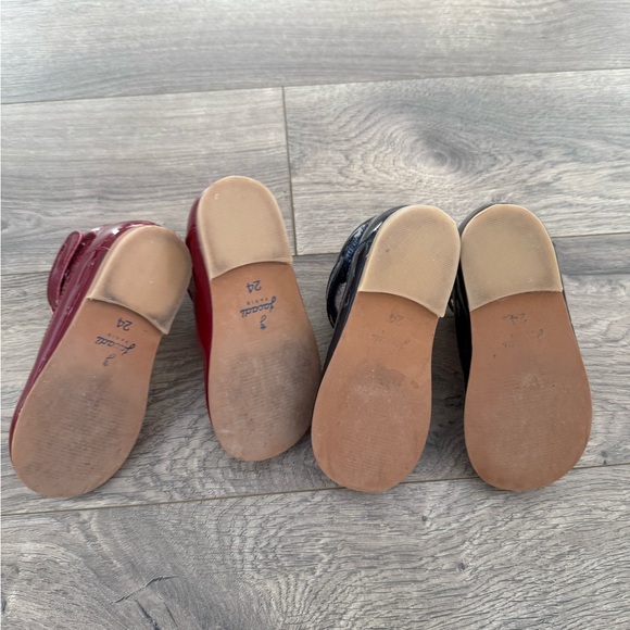 Jacadi Patent Leather Shoes size 24 US 7.5 TWO PAIRs - Picture 6 of 6